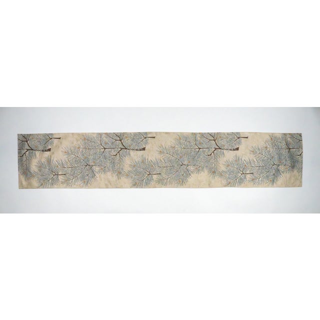 Early 21st Century Japanese Ceremonial Silk Table Runner by Renaras For Sale - Image 5 of 6