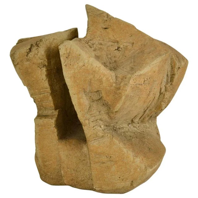 Brian Blow, Abstract Sand Colored Sculpture, 1970s, Ceramic For Sale - Image 12 of 12