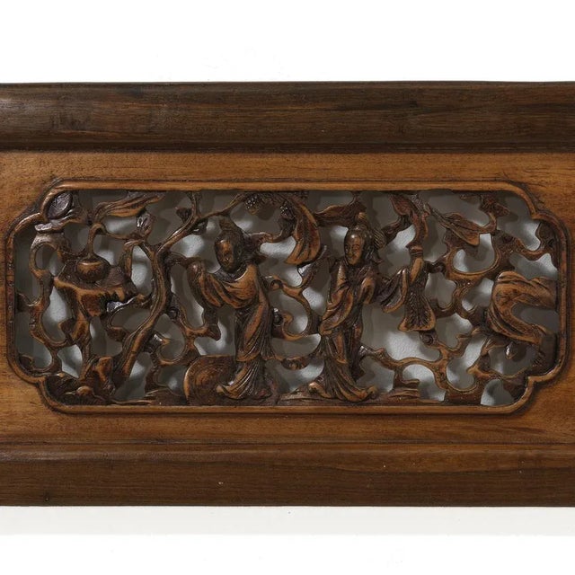 Long Antique Carved Panel For Sale - Image 3 of 10