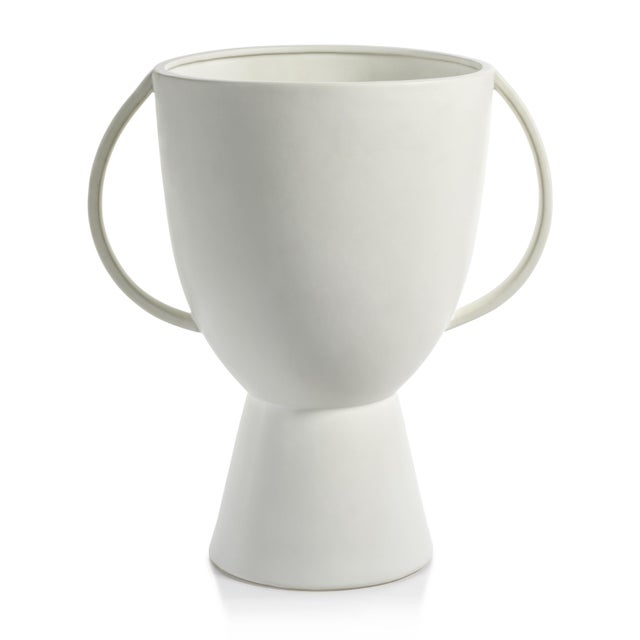 2020s Lampton Matt White Ceramic Vase For Sale - Image 5 of 5