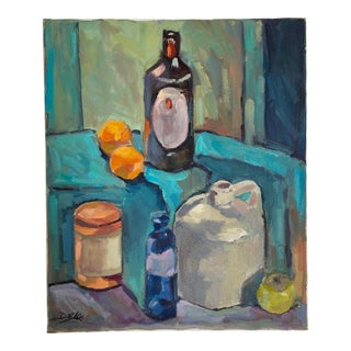 1970s Impressionist Style Still Life - Oil on Canvas by Hannah Dalbey #1 - For Sale