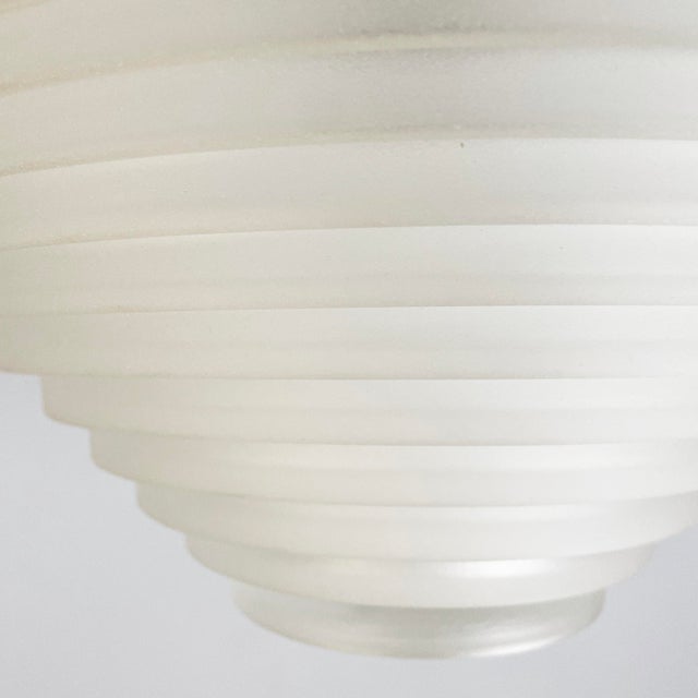 Black Italian Modern Egina Pendant in Glass by Angelo Mangiarotti for Artemide, 1970s For Sale - Image 8 of 15