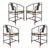 The "Tsu Chairs" Designed by Stanley Jay Friedman for Brueton - Set of 4 For Sale