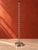 Contemporary Modern Brushed Brass-Tone Beaded Floor Lamp For Sale - Image 3 of 6