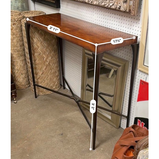 Modern 1990s Theodore Alexander Ateliers De Madeleine Console Table For Sale - Image 3 of 5