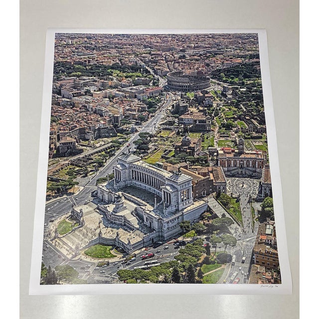"Vittoriano Colosseo" Contemporary Limited Edition Fine Art Photograph Print by Bernhard Lang For Sale - Image 4 of 7