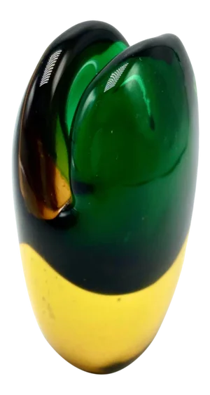 1950s Flavio Poli - Seguso Vetri d'Arte Somerso Vase