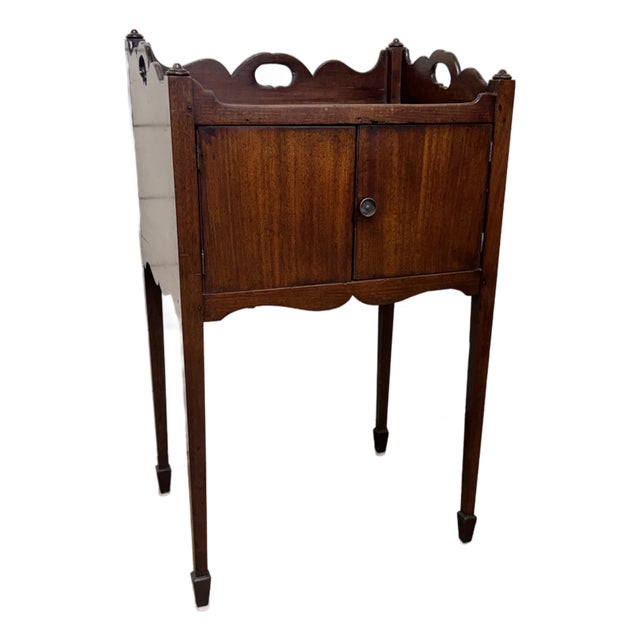 English Bedside Table For Sale