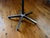 Vintage mid century modern dining table with Formica top by Herman Miller. Aluminum and black base. No sticker with makers...