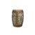 This ornate ceramic garden stool is a striking example of Chinoiserie-style craftsmanship, featuring a traditional barrel...