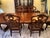 Wood Solid Wood Double-Pedestal Dining Table Set With 6 Carved Chairs – European Traditional Luxury For Sale - Image 7 of 12