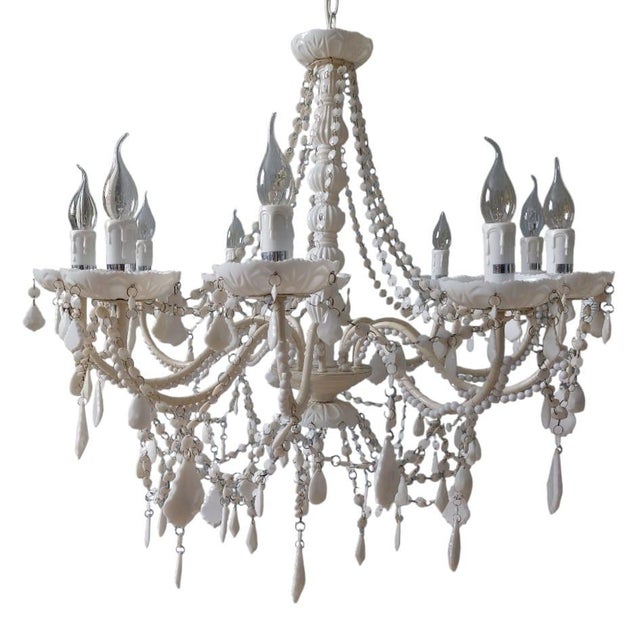 Baroque Vintage Ten-Arm Chandelier, 2010s For Sale - Image 3 of 9