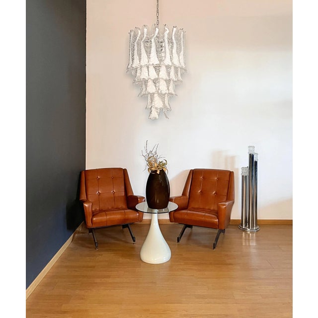 Vintage Italian Murano Chandelier in the style of Mazzega, 1990s For Sale - Image 12 of 18
