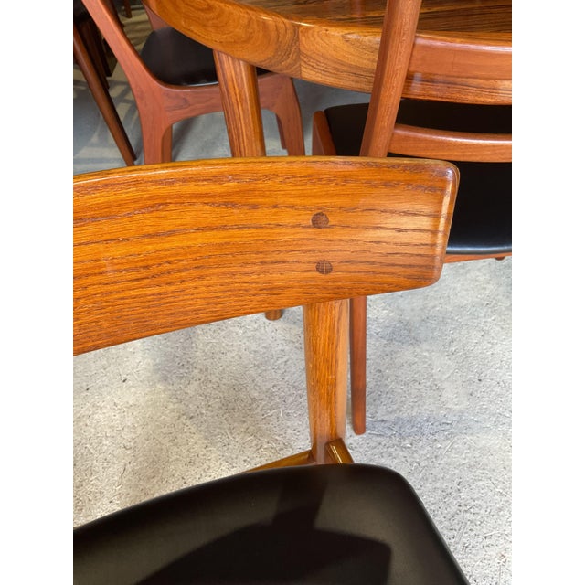 Vintage Dining Chairs in Oak by Karl Anderson for Børge Mongensen, 1960, Set of 8 For Sale - Image 11 of 18