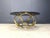 Vintage Brass Coffee Table with Glass by Knut Hesterberg, 1970s For Sale - Image 3 of 15