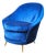 Blue Isa Lounge Chair, 1950 For Sale