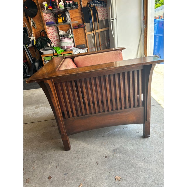 Mission Stickley Mission Prairie Armchair For Sale - Image 3 of 10