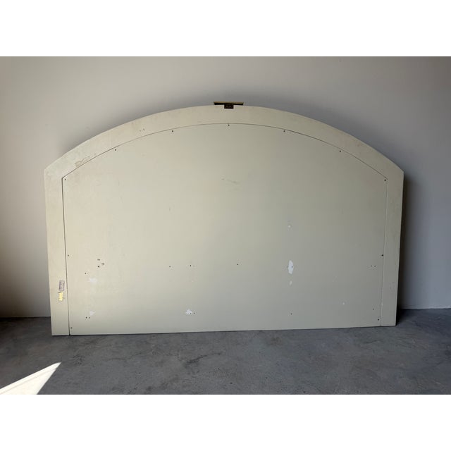 1990’s Jimeco Ltda Tessellated Bone King Headboard With Brass Accent For Sale - Image 11 of 11