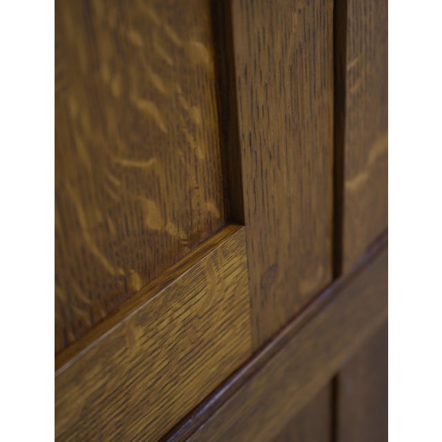 Brown Stickley Mission Oak Corner Cupboard Cabinet For Sale - Image 8 of 15