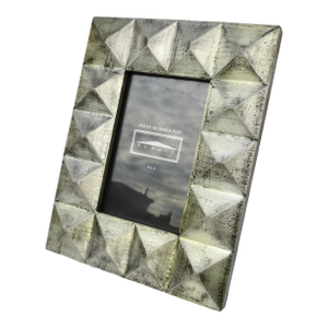Silver-Leaf Wooden Modernist Frame