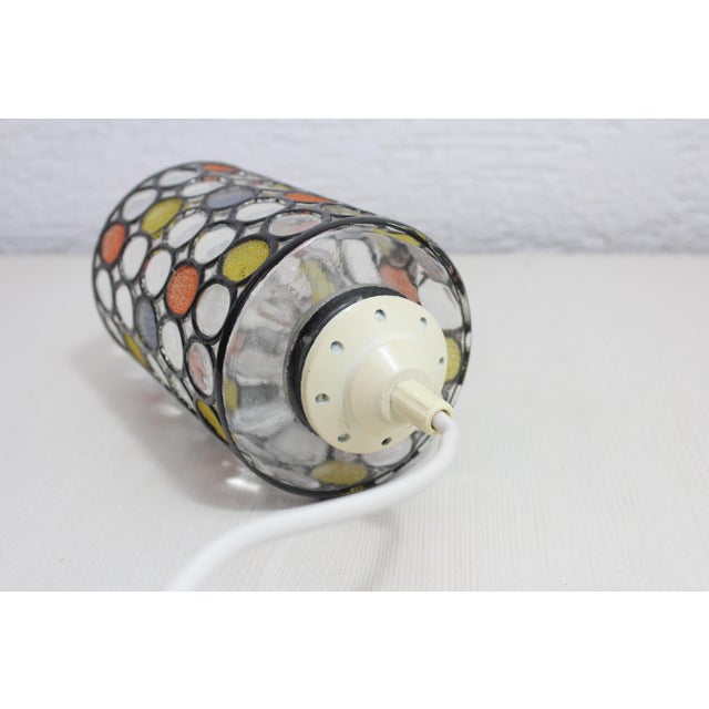 Vintage Glass Pendant Light from Limburg, 1970s For Sale - Image 6 of 12