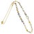 Bochic "Capri" Vintage Pearl, Sapphire, Ruby Necklace 18K Gold & Silver For Sale - Image 17 of 18