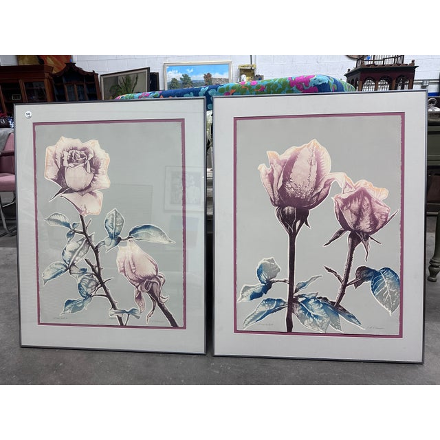 1990s Original Signed Numbered Catherine O'Connor "Fresh Cuts I" and "Fresh Cuts Ii" Framed Prints - Set of 2 For Sale In Denver - Image 6 of 12