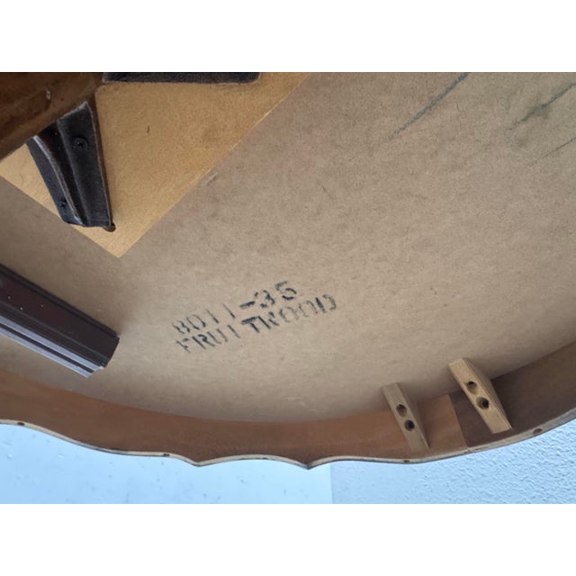 Wood Double Pedestal Extension Dining Table For Sale - Image 7 of 12