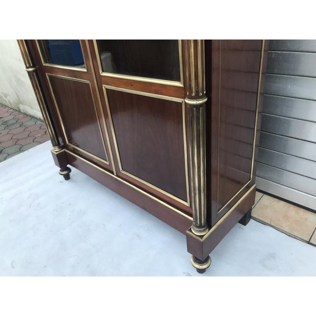 French Empire Style Mahogany Cabinet For Sale - Image 12 of 18