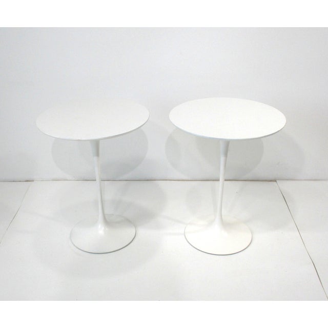 Mid 20th Century Vintage Eero Saarinen Tulip Side Tables for Knoll For Sale - Image 5 of 7