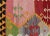 Mid 20th Century Vintage Turkish Kilim With Bright & Colorful Geometric Diamond Design For Sale - Image 9 of 12