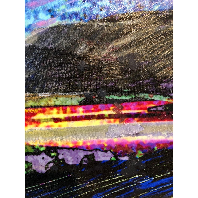 Early 21st Century Patrick Archer, Pop Art Modernist Mixed Media Vibrant Day Glo Collage Painting Patrick Archer, 2006 For Sale - Image 5 of 9