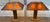 Pair of Frank Lloyd Wright Style Oak & Mica Table Lamps, USA, circa 1980s For Sale - Image 4 of 15
