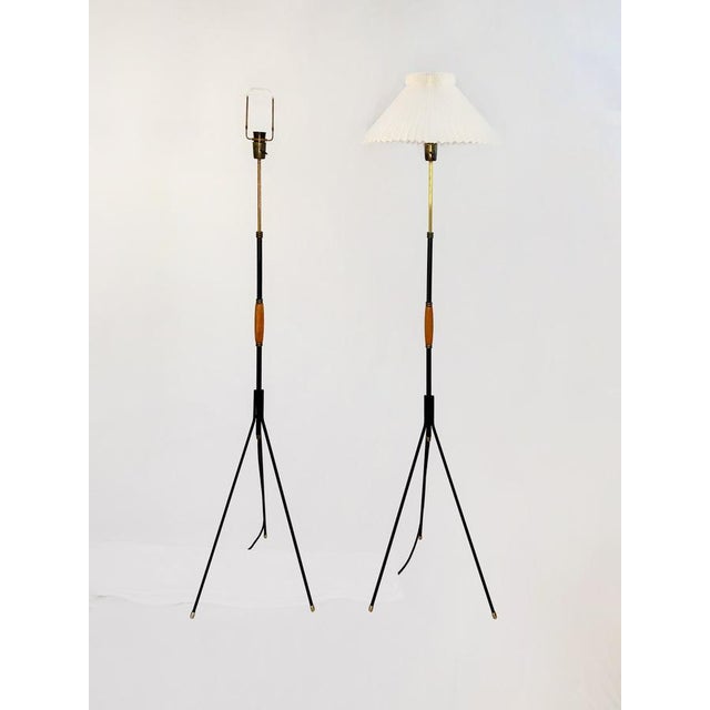 Metal Adjustable Floor Lamps by Svend Aage Holm Sørensen, 1950s, Set of 2 For Sale - Image 7 of 7