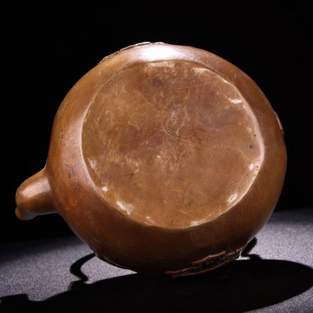 Late 19th Century Copper Teapot With Gemstone Inlays, 1.1kg For Sale - Image 9 of 9