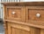 Brown Pine Two Door Three Drawer Dresser Base For Sale - Image 8 of 15
