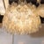 Metal Modernist Handblown Murano Glass Polyhedral Drum Chandelier with Nickel Fittings For Sale - Image 7 of 10