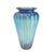 Contemporary Mayauel Ward Contemporary Iridescent Blue Blown Glass Vase, 2015 For Sale - Image 3 of 12