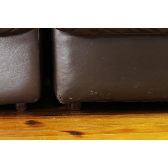 Leather Model Ds 11 Modular Sofa from de Sede, 1970s, Set of 7 For Sale - Image 18 of 18