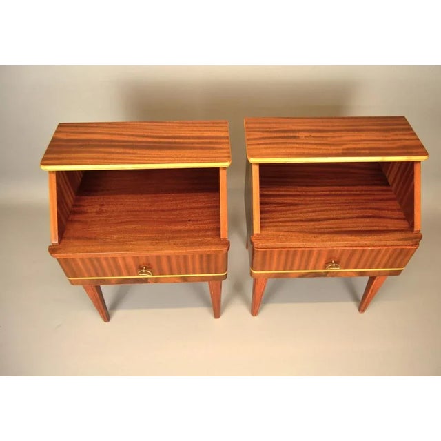 Bedside Tables, 1950s, Set of 2 For Sale - Image 4 of 11