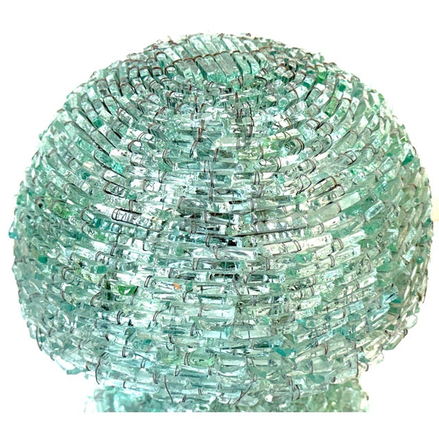 Mid 20th Century Modern Murano Tesserine Glass Mosaic Mushroom Table Lamp Attributed to TAO, Italy For Sale - Image 9 of 14