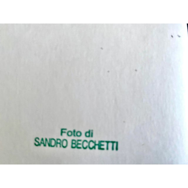 Vintage Sandro Becchetti 'Andy Warhol - 1980' Vintage Silver Gelatine Photograph For Sale - Image 6 of 7
