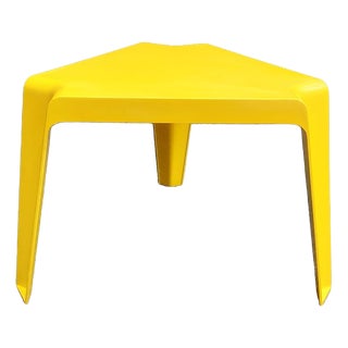 Fiberglass Side Table by Helmut Bätzner for Bofinger, 1974s For Sale
