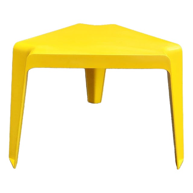 Fiberglass Side Table by Helmut Bätzner for Bofinger, 1974s For Sale