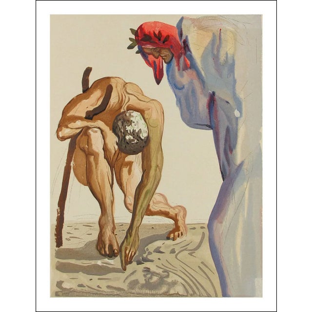 Artist: Salvador Dali Country: Spain Title: Purgatory 7 Princess of blooming valley Medium: Original Woodcut Marks: Not...