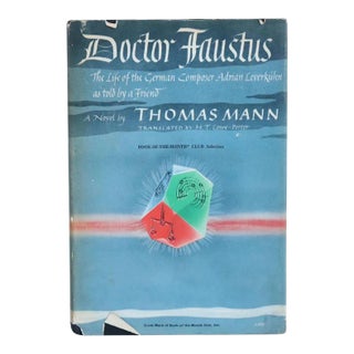 Vintage Doctor Faustus by Thomas Mann Book For Sale