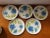 White 1950s Japanese Ironstone Ware Hand Painted Bowls & Saucers- 10 Pieces For Sale - Image 8 of 10
