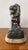 Circa 1920 French Art Deco Walking Lion Spelter Sculpture on Marble Base For Sale - Image 4 of 6