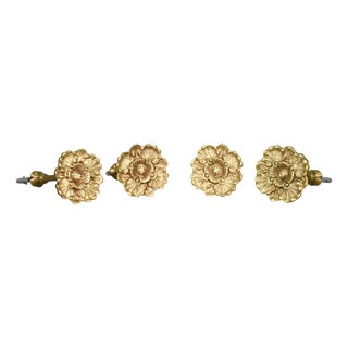 French Bronze Curtain Tie-Backs, Early 20th Century, Set of 4 For Sale