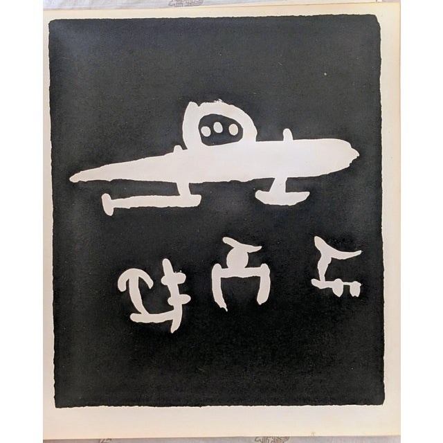 Joan Miro, Surrealist Characters Limited Edition, 1968, Lithograph For Sale - Image 3 of 3